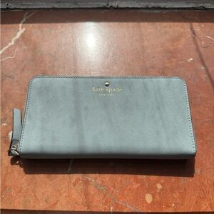 Robins egg blue Kate spade wallet